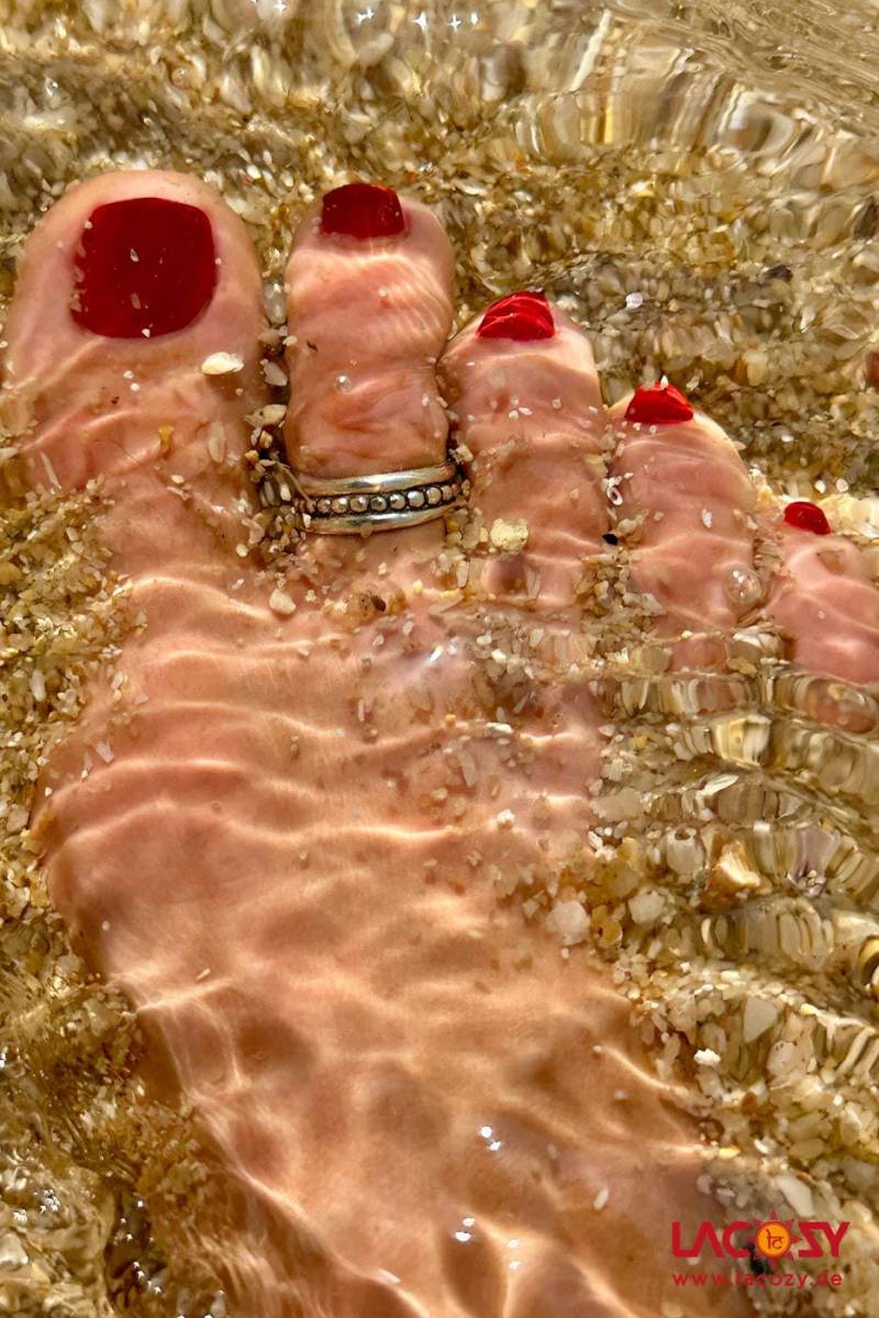 Zehenring Neta Aus 925 Sterling Silber Fußring Damen Herren Fußschmuck Größenverstellbar von LaCozyShop