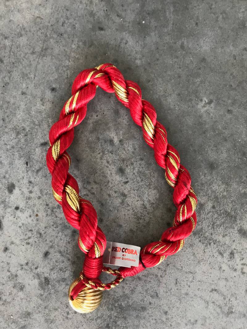 Rote Cobra Von Frank Giordano Rot Gold Halskette von LaCroisette