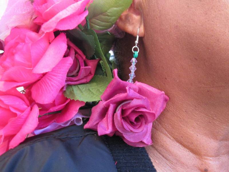 statement Ohrringe/Diamant Rosenbusch Ohrringe/Ohrringe Handarbeit/Ohrhänger/Hängeohrringe/Silberschmuck/Schmuck Handmade von LaDStyle