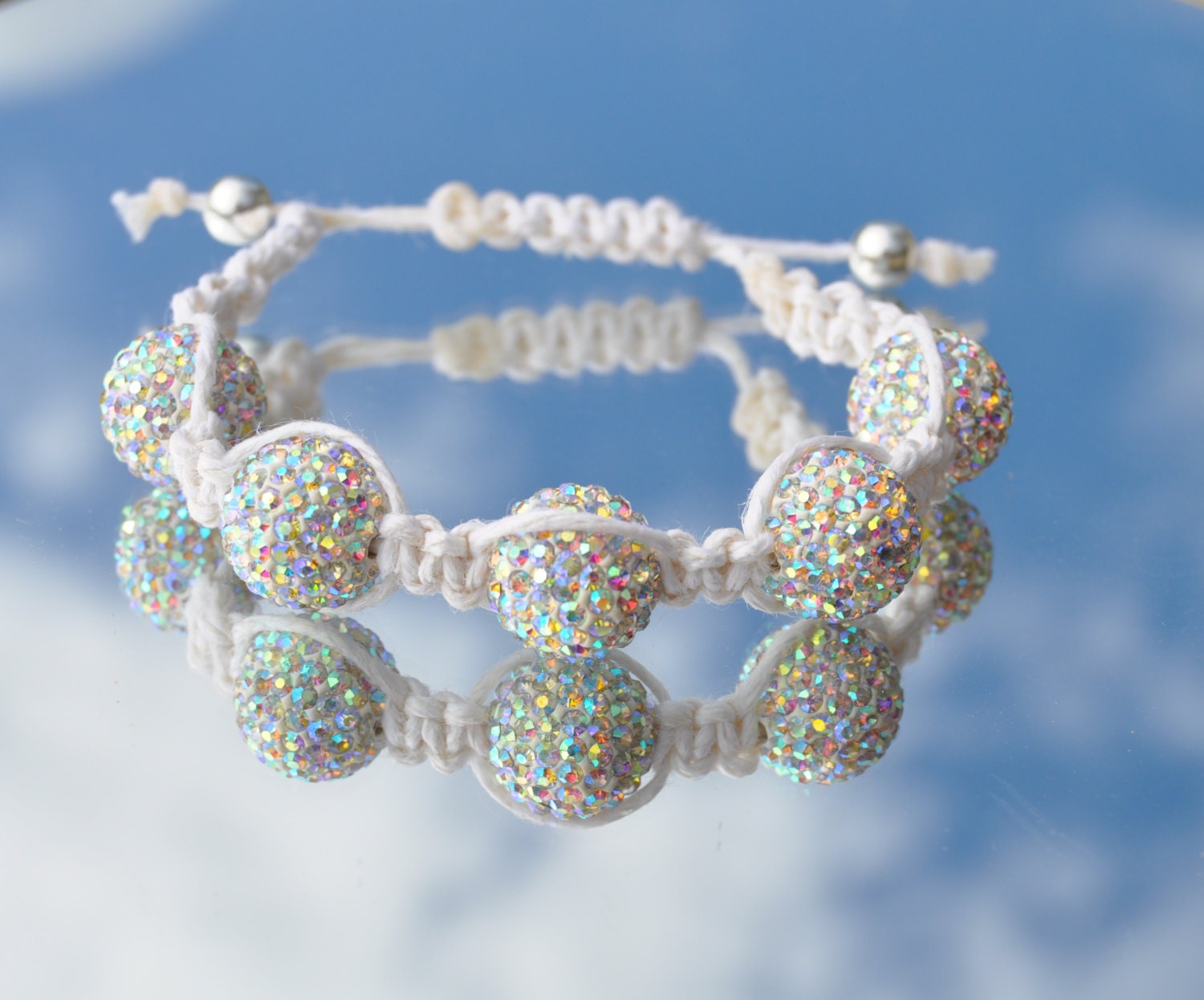 strass Shamballa Armband strass Shamballa Armband von LaDiDisDesigns