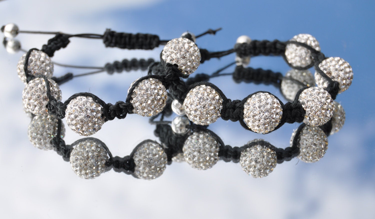 strass Shamballa Armband strass Shamballa Armband von LaDiDisDesigns