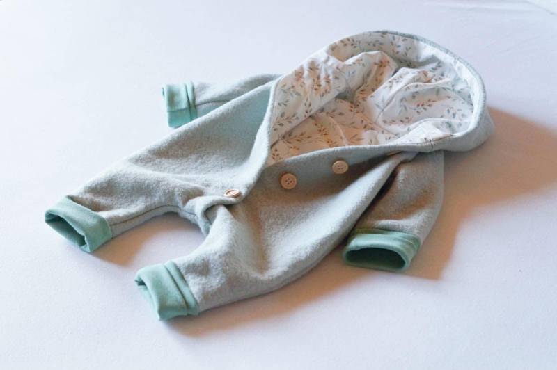 Walk Overall Einteiler Romper Für Mädchen | Baby Shower Geschenk & Kinder Anzug Mint von LaDresseria