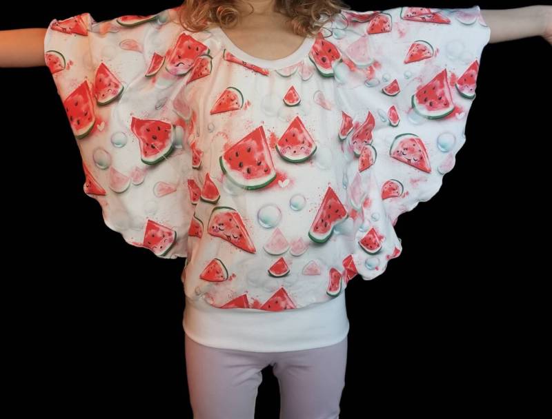 Shirt Fledermausärmel Kind Gr. 74-152 Verschiedene Designs von LaDuKlei