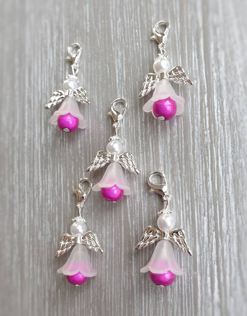 10 Schutzengel Anhänger Engel Taufe Kommunion Hochzeit Glückbringer Charm Versilbert Perlmutt Gastgeschenk Geburtstag Miracle Beads Pink 10 Schutzengel Anhänger Engel Taufe Kommunion Hochzeit Glückbringer Charm Versilbert Perlmutt Gastgeschenk Geburtstag Miracle Beads Pink von LaDuchesseAgate