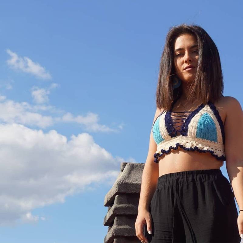 Mixblue Croptop Mixblue Croptop von LaGaveta