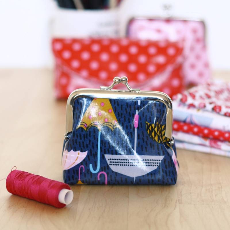 Blaues Portemonnaie Blau Bedruckt Schirme | 2 Größen von LaGrangeADoudous