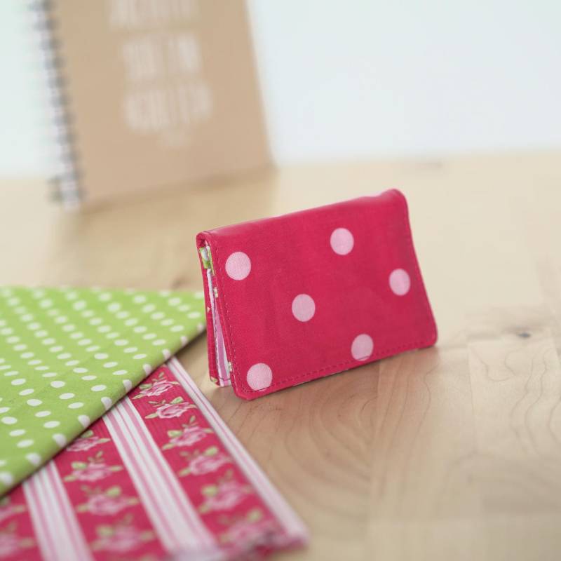 Fuchsia-Kartentür Mit Rosa Polka Dots von LaGrangeADoudous