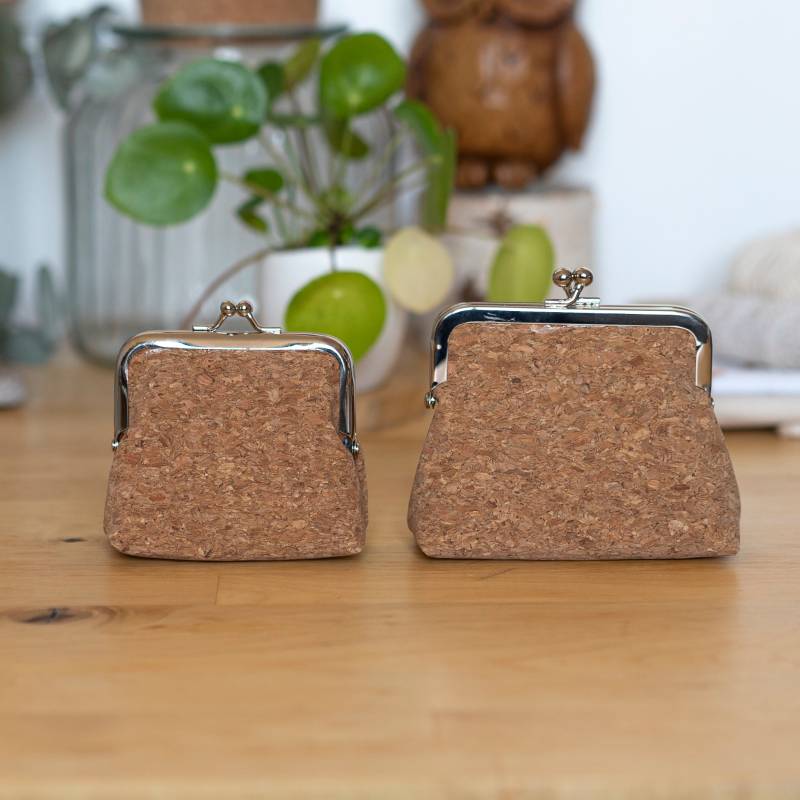 Retro Kork Geldbörse, Metallschließe von LaGrangeADoudous