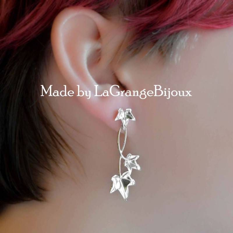 Efeu Tropfen Sterling Silber Efeu Tropfen Sterling Silber von LaGrangeBijoux