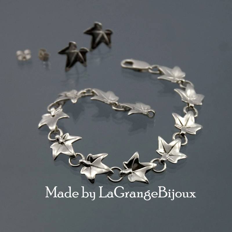 Efeu Blatt Armband Elfen Stil Efeu Blatt Armband Elfen Stil von LaGrangeBijoux