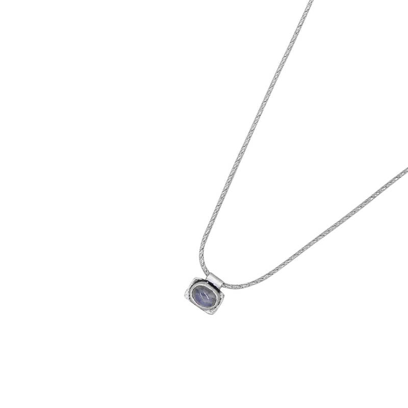 sterling Silber Mondstein Halskette, Regenbogen Schmuck, Anhänger, Halskette Mit Edelstein sterling Silber Mondstein Halskette, Regenbogen Schmuck, Anhänger, Halskette Mit Edelstein von LaJOYajewelryShop