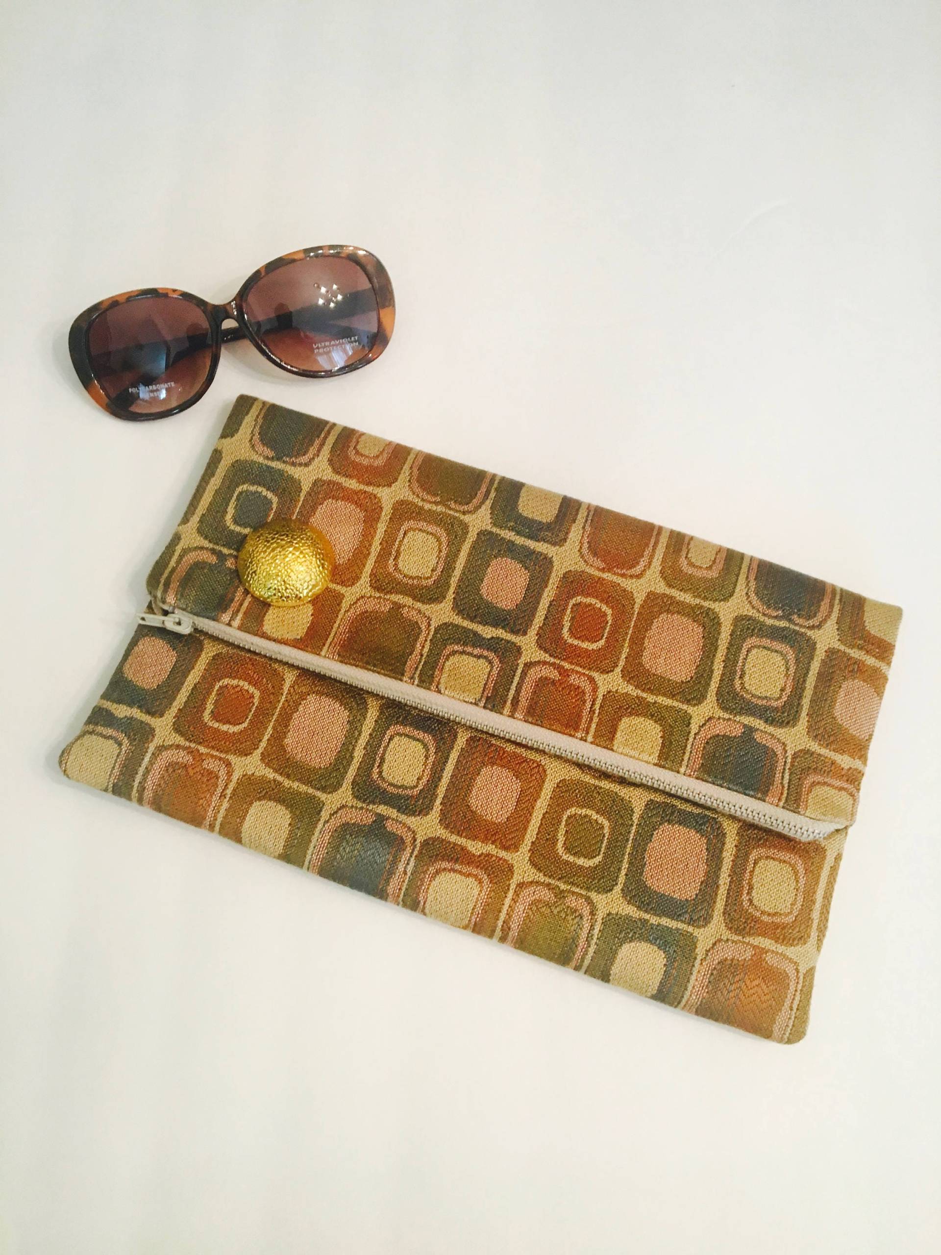 Fold Over Clutch Handgemachtes Accessoire Fold Over Clutch Handgemachtes Accessoire von LaJoytraCreations