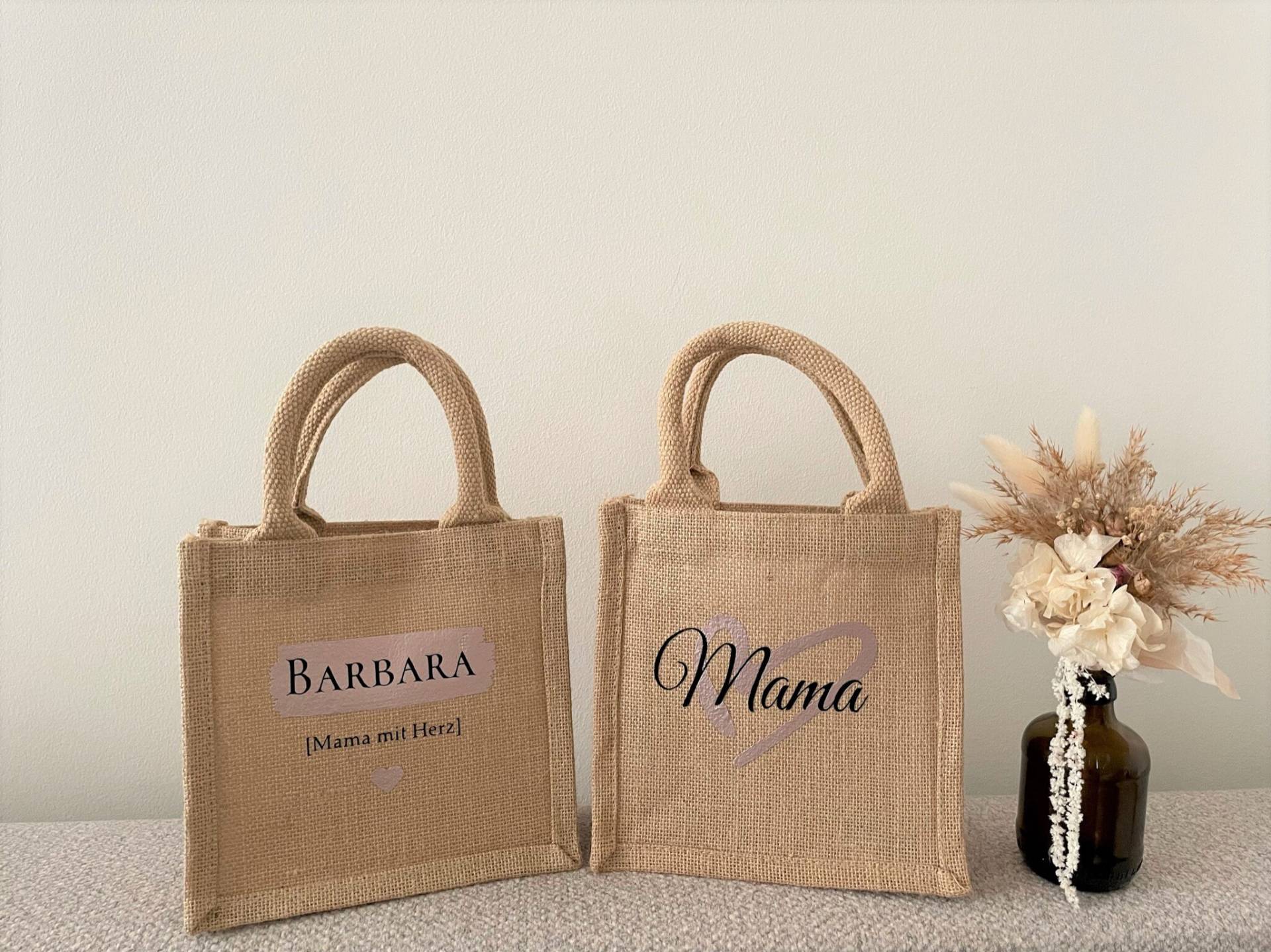 Geschenktasche | Personalisierte Mitbringsel Jutetasche Personalisiert I Mama Oma Freundin Geschenktasche | Personalisierte Mitbringsel Jutetasche Personalisiert I Mama Oma Freundin von LaLaLamShopDE