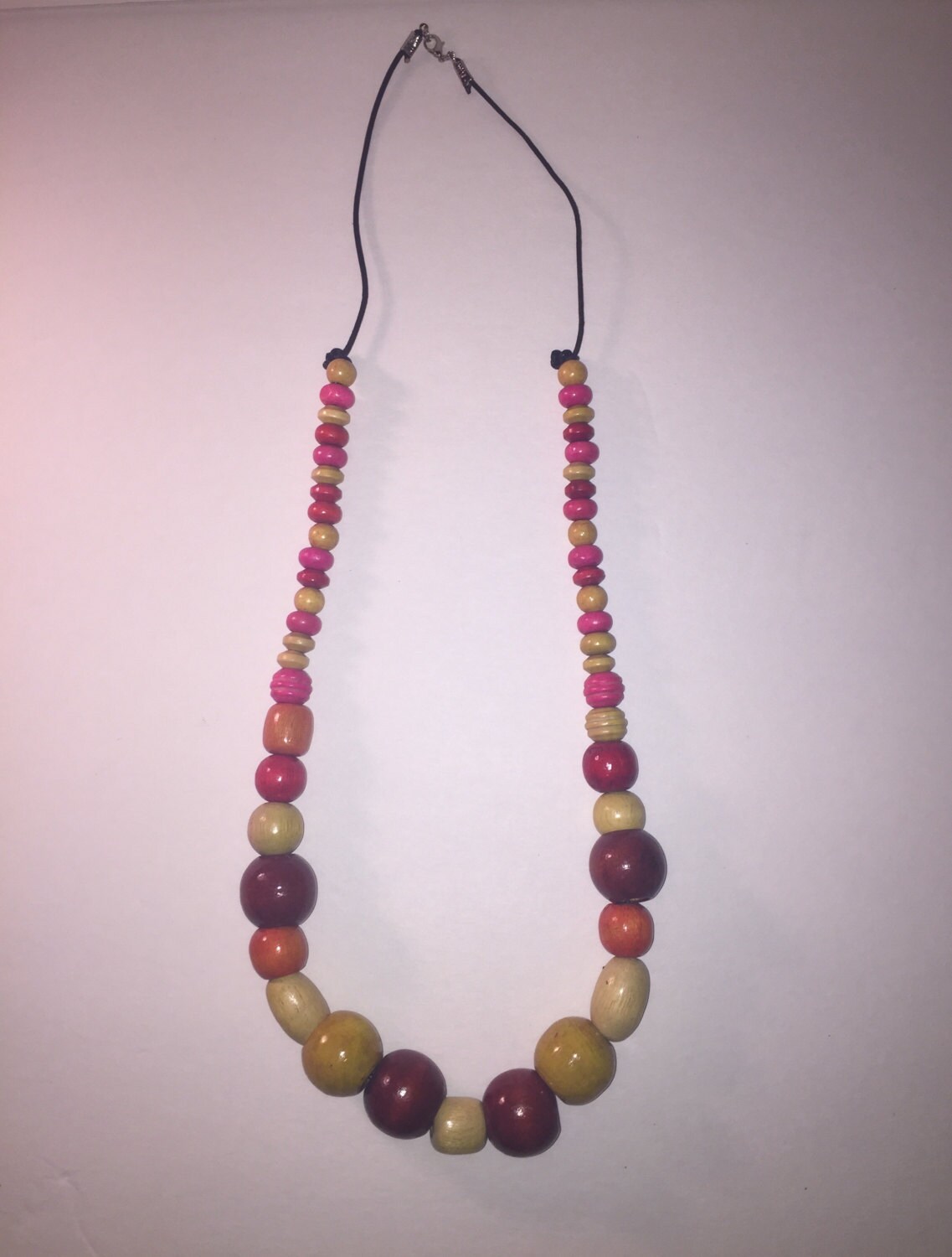 Holz Formen Statement Halskette von LaLaReaRea