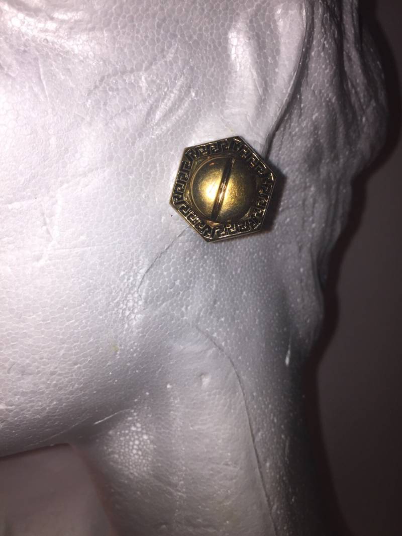 Vintage Button Statement Ohrringe von LaLaReaRea