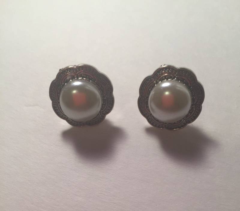 Vintage Button Statement Ohrringe von LaLaReaRea