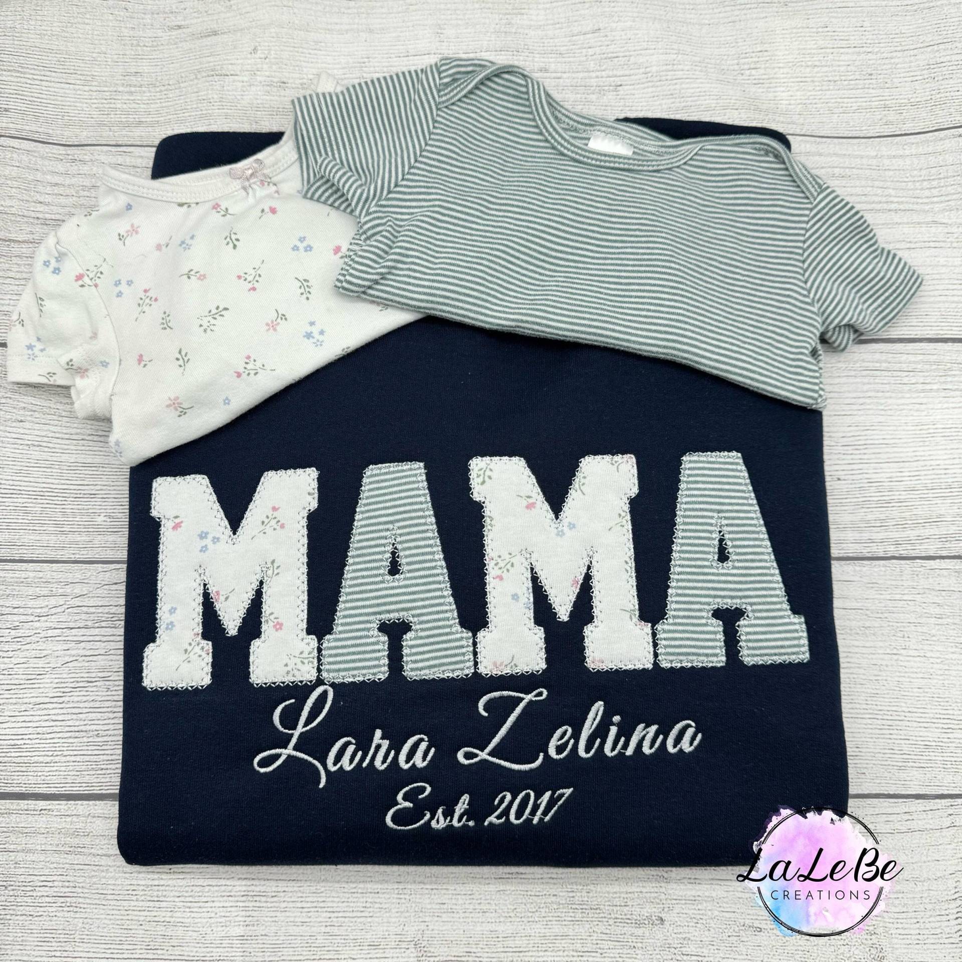 Keepsake Sweatshirt Mama, Papa, Oma, Opa Erinnerungssweatshirt, Personalisiert Mit Kinderkleidung, Weihnachtsgeschenk von LaLeBeCreations