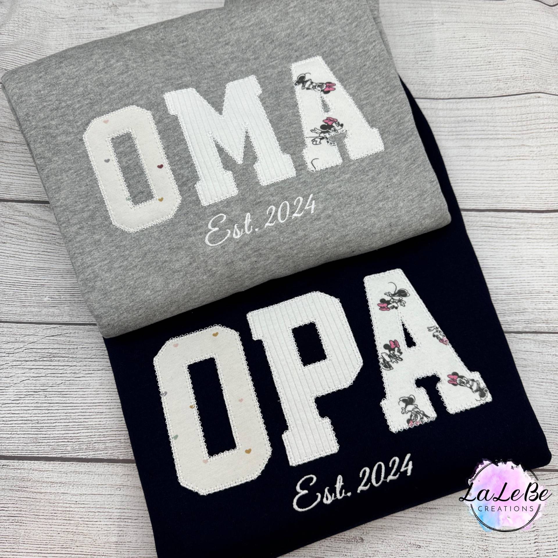 Oma Opa Keepsake Sweatshirt, Familien-Erinnerungssweatshirt, Personalisiert Mit Kinderkleidung Weihnachtsgeschenk von LaLeBeCreations