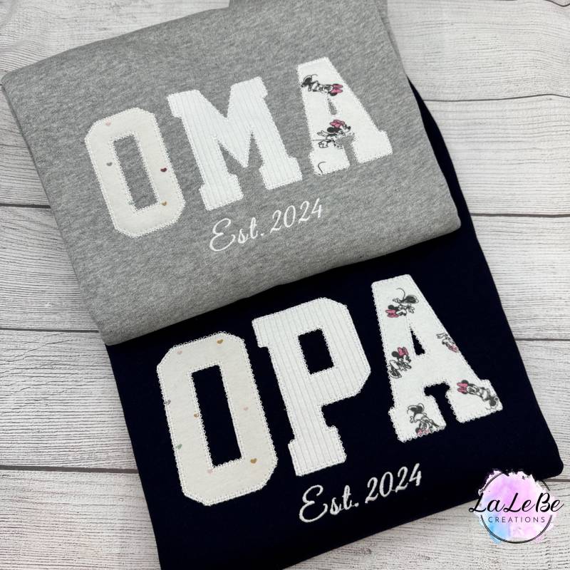 Oma Opa Keepsake Sweatshirt, Familien-Erinnerungssweatshirt, Personalisiert Mit Kinderkleidung Weihnachtsgeschenk von LaLeBeCreations