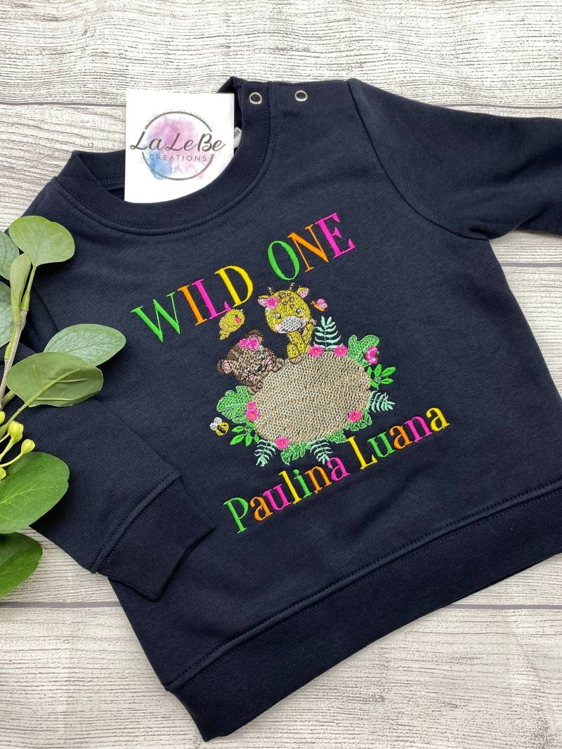 Personalisiertes "Wild One" Geburtstags-Pullover von LaLeBeCreations