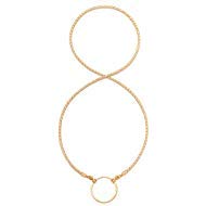 La Loop Geflochtenes Leder 587GD in Gold mit Schlaufe, 30 mm Durchmesser, Schwenkscharnier-Technologie für 360-Grad-Zugang zu Brillen, Brillenhalter aus strapazierfähigem Lederband, Schlaufe mit La Loop Geflochtenes Leder 587GD in Gold mit Schlaufe, 30 mm Durchmesser, Schwenkscharnier-Technologie für 360-Grad-Zugang zu Brillen, Brillenhalter aus strapazierfähigem Lederband, Schlaufe mit von LaLoop