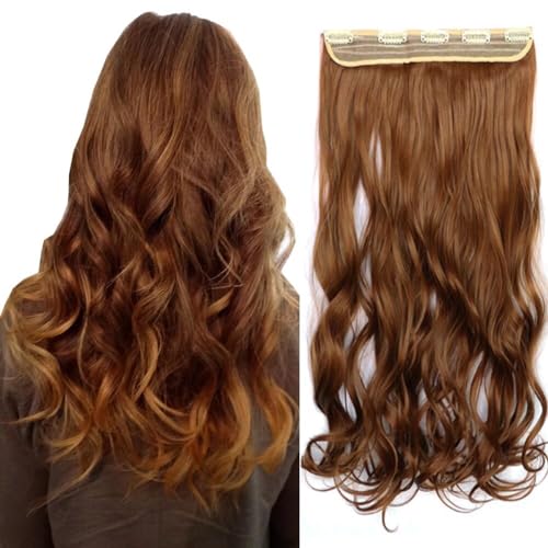 LaLuLoLi Clip-Haarverlängerungen Erdbeerblond 5 Clips-Einsätze 24"/120g Dicke hitzebeständige Fasersynthetik Wellen Locken Clip Ins für Damen Alltags- und Partygebrauch LaLuLoLi Clip-Haarverlängerungen Erdbeerblond 5 Clips-Einsätze 24"/120g Dicke hitzebeständige Fasersynthetik Wellen Locken Clip Ins für Damen Alltags- und Partygebrauch von LaLuLoLi