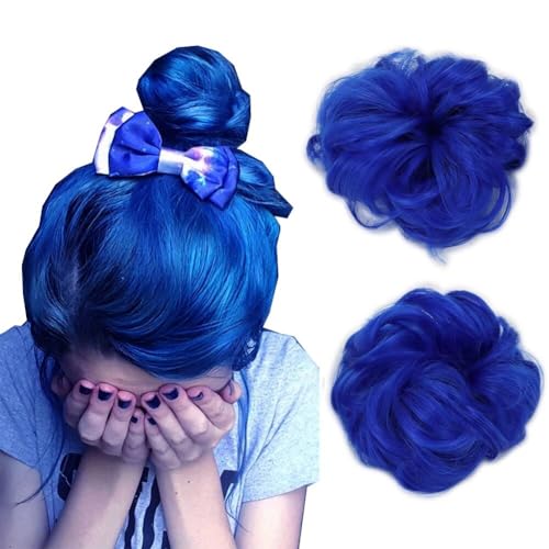 LaLuLoLi Haarverlängerung Curly Up Do Blaue Farbe Synthetisches Haar Chaotische Buns Verlängerungen Wellige elastische Chignon Bun Haarstücke Haarverlängerungen für Frauen Mädchen #2517 2pcs LaLuLoLi Haarverlängerung Curly Up Do Blaue Farbe Synthetisches Haar Chaotische Buns Verlängerungen Wellige elastische Chignon Bun Haarstücke Haarverlängerungen für Frauen Mädchen #2517 2pcs von LaLuLoLi