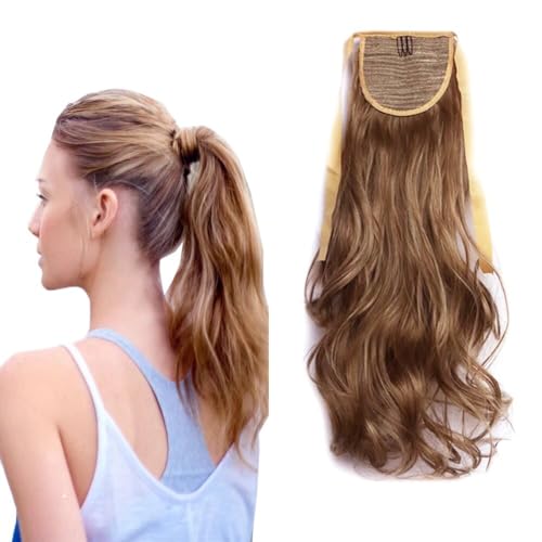 LaLuLoLi Pony Haarextension Welliges Haarteil Verlängerung Lockiges Natürliches Synthetik Faser Haar Pferdeschwanz für Damen 50cm/90g Erdbeerblond/gebleichtes Blond LaLuLoLi Pony Haarextension Welliges Haarteil Verlängerung Lockiges Natürliches Synthetik Faser Haar Pferdeschwanz für Damen 50cm/90g Erdbeerblond/gebleichtes Blond von LaLuLoLi