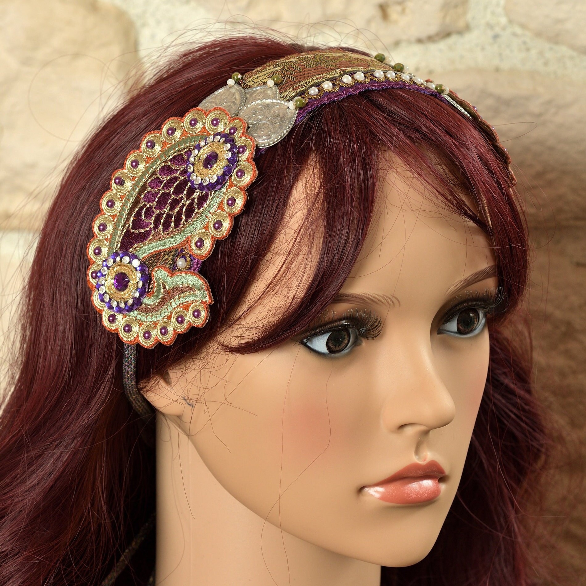 Kopfschmuck "Paisley Darling" | In Verschiedene Varianten von LaLunasSecretGarden