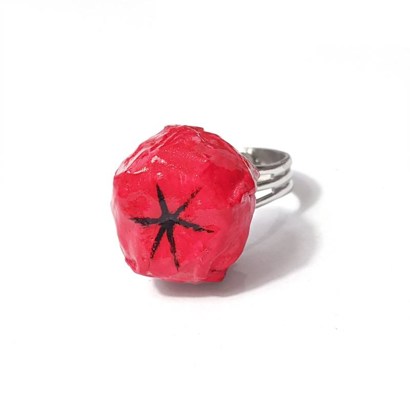 Cornucopia Tomatenring - Aus Emailliertem Pappmaché Cornucopia Tomatenring - Aus Emailliertem Pappmaché von LaMancinaJewelry