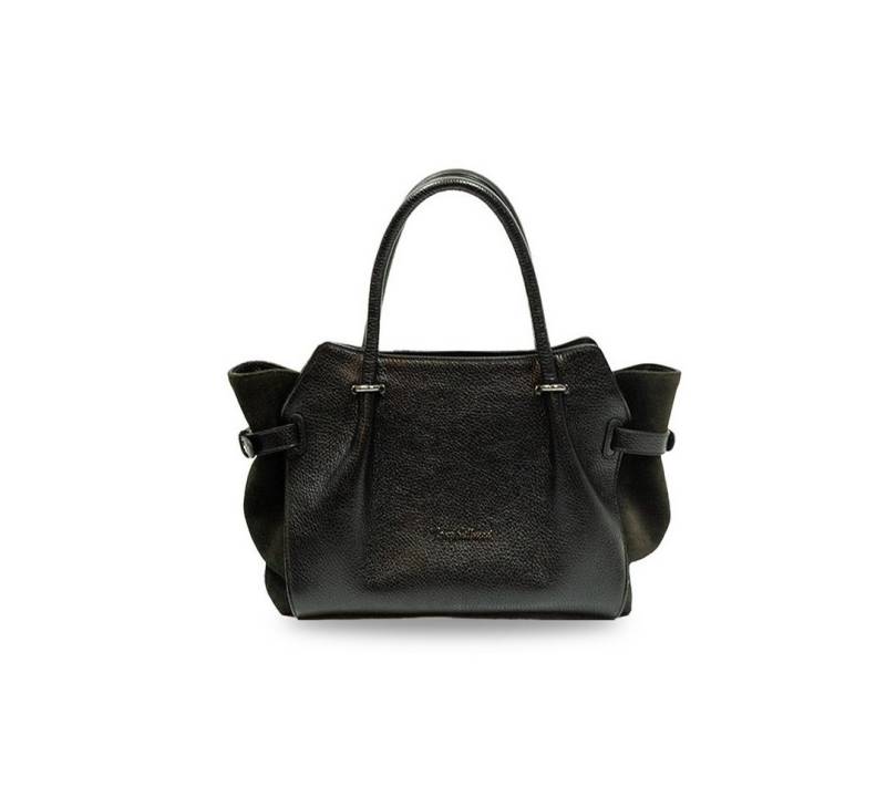 LaMarta Handtasche Damen Handtasche aus 100% Leder in Braun mit Krokodil-Print von LaMarta