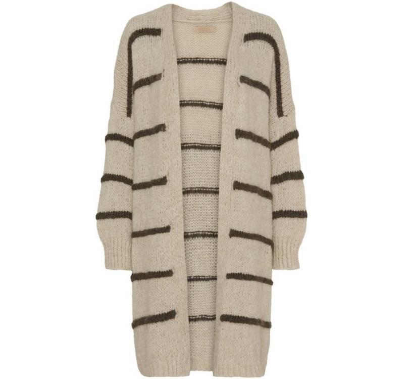 LaMarta Hemdjacke LaMarta-Beige/Fango Damen Strickjacke von LaMarta