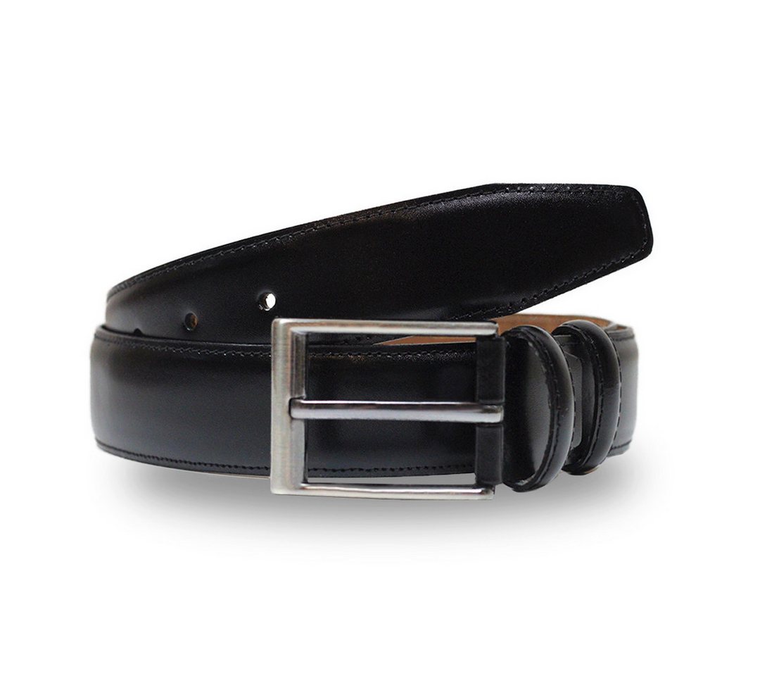 LaMarta Ledergürtel Elegante Schwarze Ledergürtel mit Glänzender LaMarta Ledergürtel Elegante Schwarze Ledergürtel mit Glänzender von LaMarta