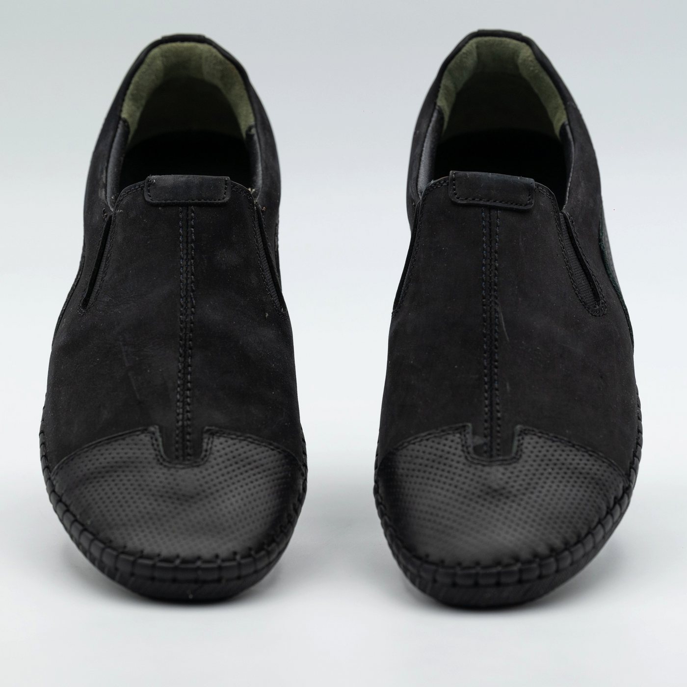 LaMarta Schwarze Herren Mokassins aus echtem Leder, Lederschuhe Herren Mokassin von LaMarta