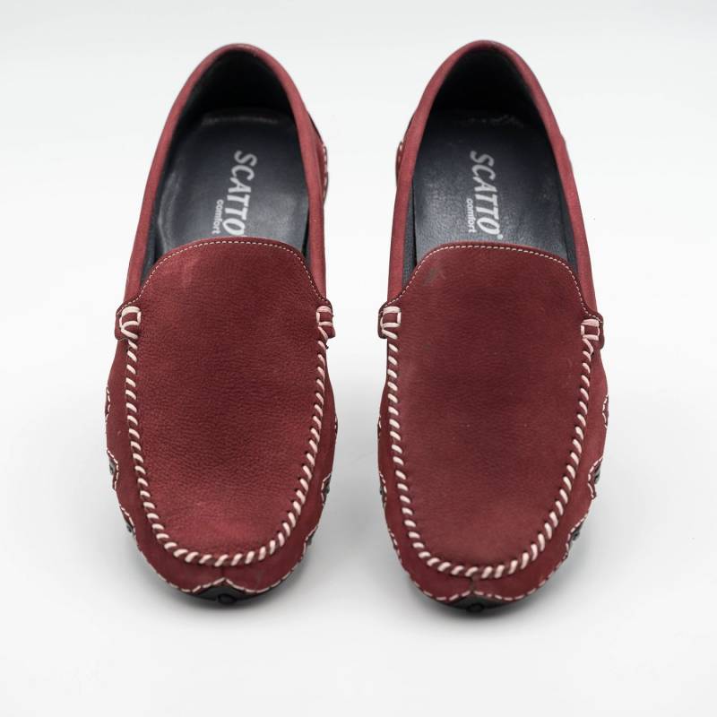 LaMarta Sommer leder Mokassins Herren rot, Büroschuhe, Freizeitschuhe Mokassin von LaMarta