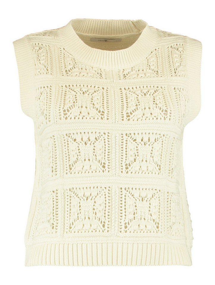 LaMarta Stillpullover LaMarta- Weißer Pullover mit Bruststreifen für Damen von LaMarta