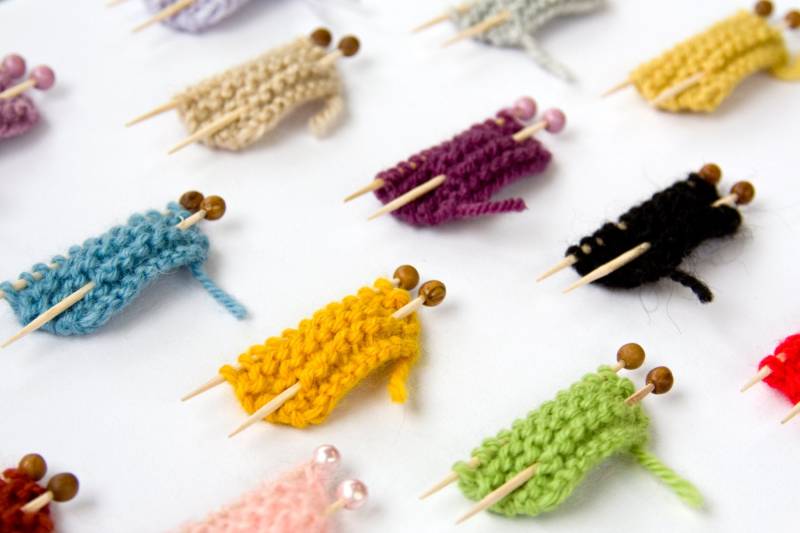 Gestrickte Brosche | Reine Wolle Gestrickte Brosche | Reine Wolle von LaMauvaiseGraine