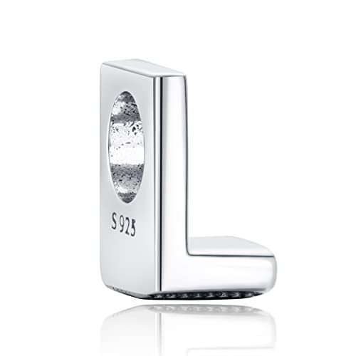 LaMenars 925 Silber Anfangsbuchstabe L Charms A-Z Alphabet Perle für Damen Charm-Anhänger Armbänder Armbänder & Halsketten Valentinstag Muttertag Geburtstag LaMenars 925 Silber Anfangsbuchstabe L Charms A-Z Alphabet Perle für Damen Charm-Anhänger Armbänder Armbänder & Halsketten Valentinstag Muttertag Geburtstag von LaMenars