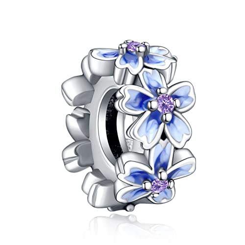 LaMenars Blumen Charm for 925 Sterling Silver Für Frauen Armbänder Halsketten Dangle Anhänger für Weihnachten Valentinstag für Mädchen LaMenars Blumen Charm for 925 Sterling Silver Für Frauen Armbänder Halsketten Dangle Anhänger für Weihnachten Valentinstag für Mädchen von LaMenars