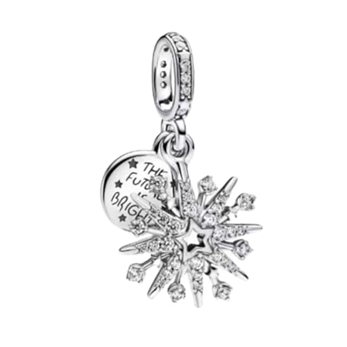 LaMenars Charms Snowflake für Armbänder 925 Sterling Silber Beads Christmas Day Muttertag Geburtstag Jahrestag Schmuck für Damen LaMenars Charms Snowflake für Armbänder 925 Sterling Silber Beads Christmas Day Muttertag Geburtstag Jahrestag Schmuck für Damen von LaMenars
