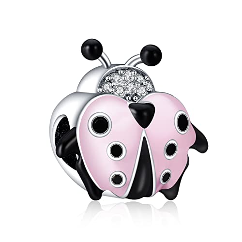 LaMenars Coccinella Septempunctata Charm for 925 Sterling Silver Für Frauen Armbänder Halsketten Dangle Anhänger für Weihnachten Valentinstag für Mädchen LaMenars Coccinella Septempunctata Charm for 925 Sterling Silver Für Frauen Armbänder Halsketten Dangle Anhänger für Weihnachten Valentinstag für Mädchen von LaMenars