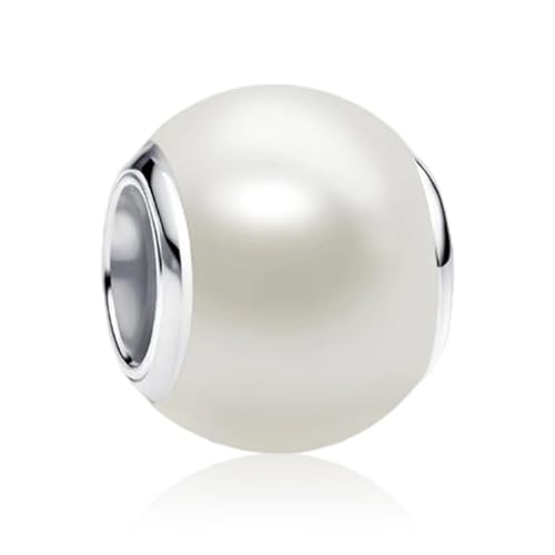 LaMenars Damen Charm Anhänger für Armbänd Silver Ball Bead with Zirconia 925 Sterling Silber Bead Women Charms Halskette,Schmuck Geschenk Weihnachten,Valentinstag,Muttertag LaMenars Damen Charm Anhänger für Armbänd Silver Ball Bead with Zirconia 925 Sterling Silber Bead Women Charms Halskette,Schmuck Geschenk Weihnachten,Valentinstag,Muttertag von LaMenars