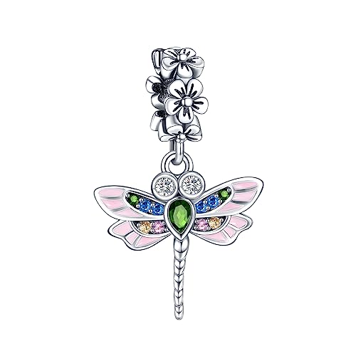 LaMenars Dragonfly Charms für 925 Sterling Silber für Frauen Armbänder & Halsketten Dangle Anhänger für Weihnachten Muttertag Valentinstag Geschenke LaMenars Dragonfly Charms für 925 Sterling Silber für Frauen Armbänder & Halsketten Dangle Anhänger für Weihnachten Muttertag Valentinstag Geschenke von LaMenars
