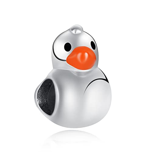 LaMenars Entenperle Charm 925 Sterling Silber Perlen passend für Armbänder, Halloween Geburtstag Schmuck Geschenke Frauen Mädchen LaMenars Entenperle Charm 925 Sterling Silber Perlen passend für Armbänder, Halloween Geburtstag Schmuck Geschenke Frauen Mädchen von LaMenars