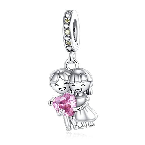 LaMenars Liebhaber Charm for 925 Sterling Silber Frauen Armband Halskette Anhänger Valentinstag Muttertag Geschenk für Mädchen LaMenars Liebhaber Charm for 925 Sterling Silber Frauen Armband Halskette Anhänger Valentinstag Muttertag Geschenk für Mädchen von LaMenars