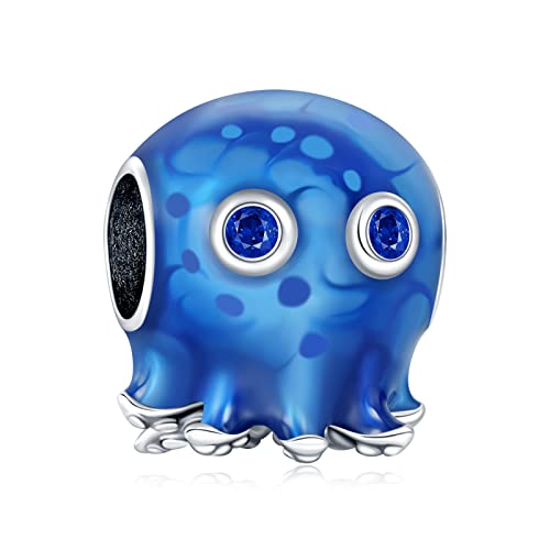 LaMenars Ozean-Blasen u. Wellen-Krake Charm 925 Sterling Silber Perlen passend für Armbänder, Halloween Geburtstag Schmuck Geschenke Frauen Mädchen LaMenars Ozean-Blasen u. Wellen-Krake Charm 925 Sterling Silber Perlen passend für Armbänder, Halloween Geburtstag Schmuck Geschenke Frauen Mädchen von LaMenars