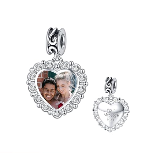LaMenars Persönlichkeit Foto Liebe Anhänger Charm Ich liebe dich Kompatibel mit Damenarmband Halskette Valentinstag Muttertag Geschenk LaMenars Persönlichkeit Foto Liebe Anhänger Charm Ich liebe dich Kompatibel mit Damenarmband Halskette Valentinstag Muttertag Geschenk von LaMenars