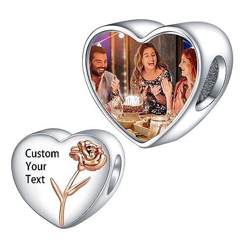 LaMenars Personalized Photo Charms Geburt Blume Januar Schneeglöckchen Perlen Sterling Silber Anpassen Bild Liebe Herz für Frauen Armbänder und Halsketten Geschenke für Mädchen LaMenars Personalized Photo Charms Geburt Blume Januar Schneeglöckchen Perlen Sterling Silber Anpassen Bild Liebe Herz für Frauen Armbänder und Halsketten Geschenke für Mädchen von LaMenars