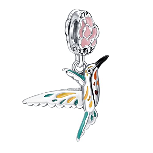 LaMenars Sechs farbige Vogelanhänger Charm for 925 Sterling Silver Für Frauen Armbänder Halsketten Dangle Anhänger für Weihnachten Valentinstag für Mädchen LaMenars Sechs farbige Vogelanhänger Charm for 925 Sterling Silver Für Frauen Armbänder Halsketten Dangle Anhänger für Weihnachten Valentinstag für Mädchen von LaMenars