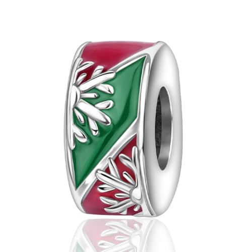 LaMenars Weihnachten Schneeflocke Clip Spacer Charm for 925 Sterling Silver Perlen für Mädchen Geschenke für Frauen Halskette & Armband LaMenars Weihnachten Schneeflocke Clip Spacer Charm for 925 Sterling Silver Perlen für Mädchen Geschenke für Frauen Halskette & Armband von LaMenars